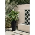 thumbnail image 6 of Veradek Column Series 26" Tall Plastic-Stone Planter - (Black), 6 of 11