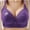 Purple, variant on Ayfxijin Bras for Women No Underwire,Woman's Everyday Bra Printing Gathered Together Large Size Daily Bra Underwear