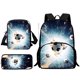 thumbnail image 1 of Mochila deportiva de fútbol para niños y niñas, Juego de 3 piezas, bolso de hombro, estuche para lápices, mochilas escolares de gran capacidad, el mejor regalo, 1 of 4