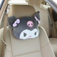 thumbnail image 2 of Kawaii Sanrios Kuromi My Melody funda de felpa para cinturón de seguridad de coche, Anime Cinnamoroll, reposacabezas automático para cuelloKuromi Bsafety belt cover Fivean Toy model, 2 of 2
