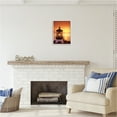 thumbnail image 2 of Stupell Industries Lighthouse Beacon at Sunset Nature Photography White Framed Art Print Wall Art, 16 x 20, 2 of 8