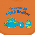 thumbnail image 4 of Inktastic Happy Dinosaur Future Big Brother Boys Baby Bib, 4 of 4
