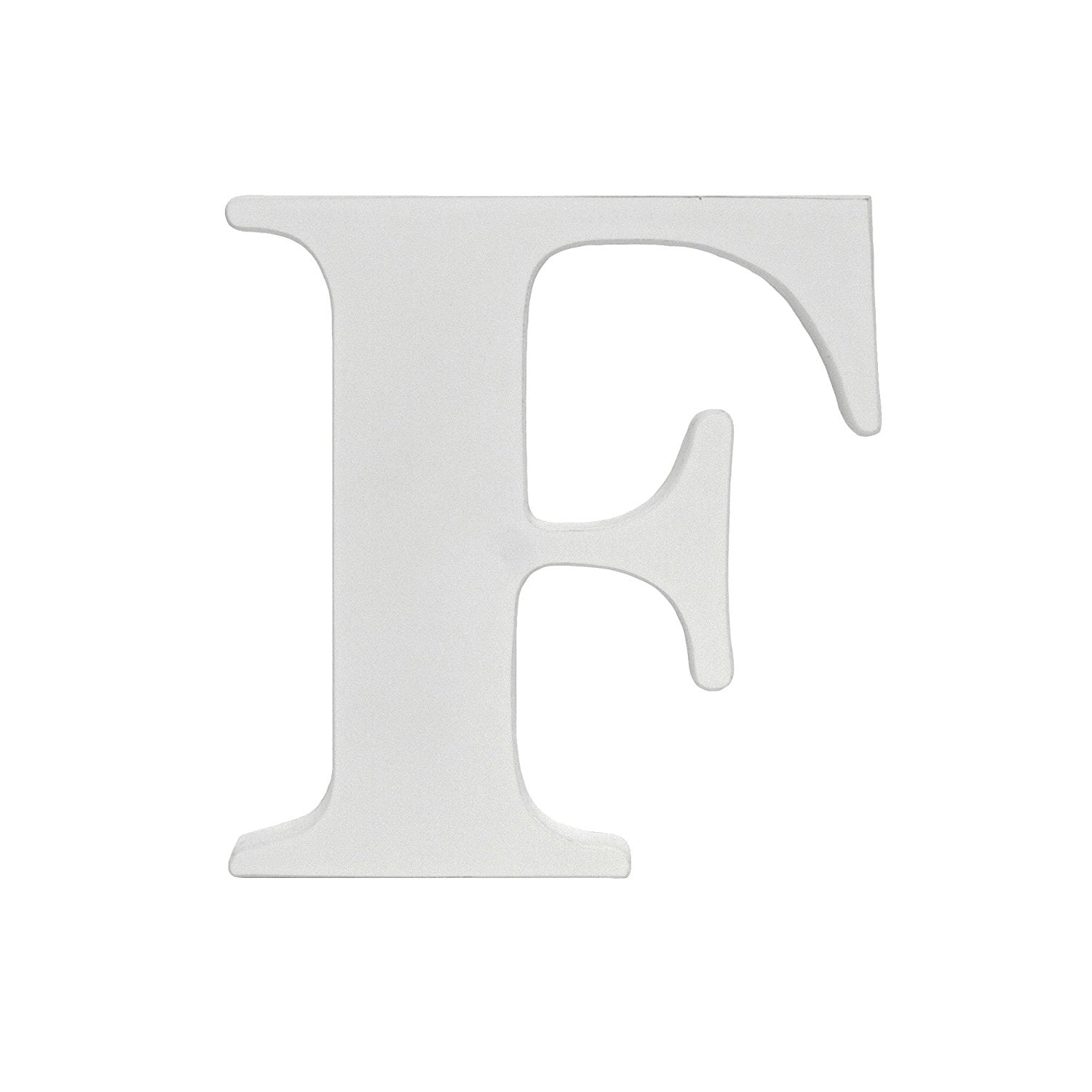 White Wooden Capital Letter F for Baby's Room, Wooden letters are 8 ...