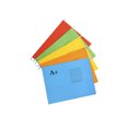 thumbnail image 3 of 5 Pcs A4 Sized Suspension File Folder Hanging File Holder Paper Wear-resistant Frame Documents Organizer Desktop Office Supplies (Mixed Color), 3 of 9
