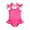 Pink 1, variant on MAMAMI Baby Girls Swimsuit Summer Stripe One-Piece Bathing Suit for Girl,Size 9M-4Y