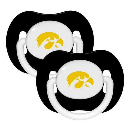 NCAA Iowa Hawkeyes 2 Pack Pacifier