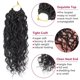 thumbnail image 3 of 8 Paquetes De Pelo De Ganchillo Boho Goddess Locs De 12.0 In De Río De Imitación De Pelo De Ganchillo Rizado De Imitación De Pelo De Ganchillo Ondulado Con Extremos Rizados Estilo Boho Extensiones De, 3 of 5