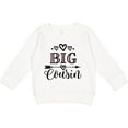 thumbnail image 2 of Inktastic Girls Big Cousin Announcement Toddler Sweatshirt, 2 of 4