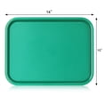 thumbnail image 2 of Bandeja para Comida Rápida New Star Foodservice Set de 12 Verde 25x35 cm, 2 of 9