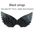 thumbnail image 3 of TheFound Kids Unisex Halloween Costume Prop, Solid Color Wings Devil's Horn Hair Hoop Accessory for Cosplay, 3 of 4