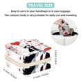 thumbnail image 5 of Valentine's Day Jewelry Display and Organizer: Portable Square Travel Case for Rings, Earrings, Necklaces, Bracelets - Suitable for Girls and Women, 5 of 6