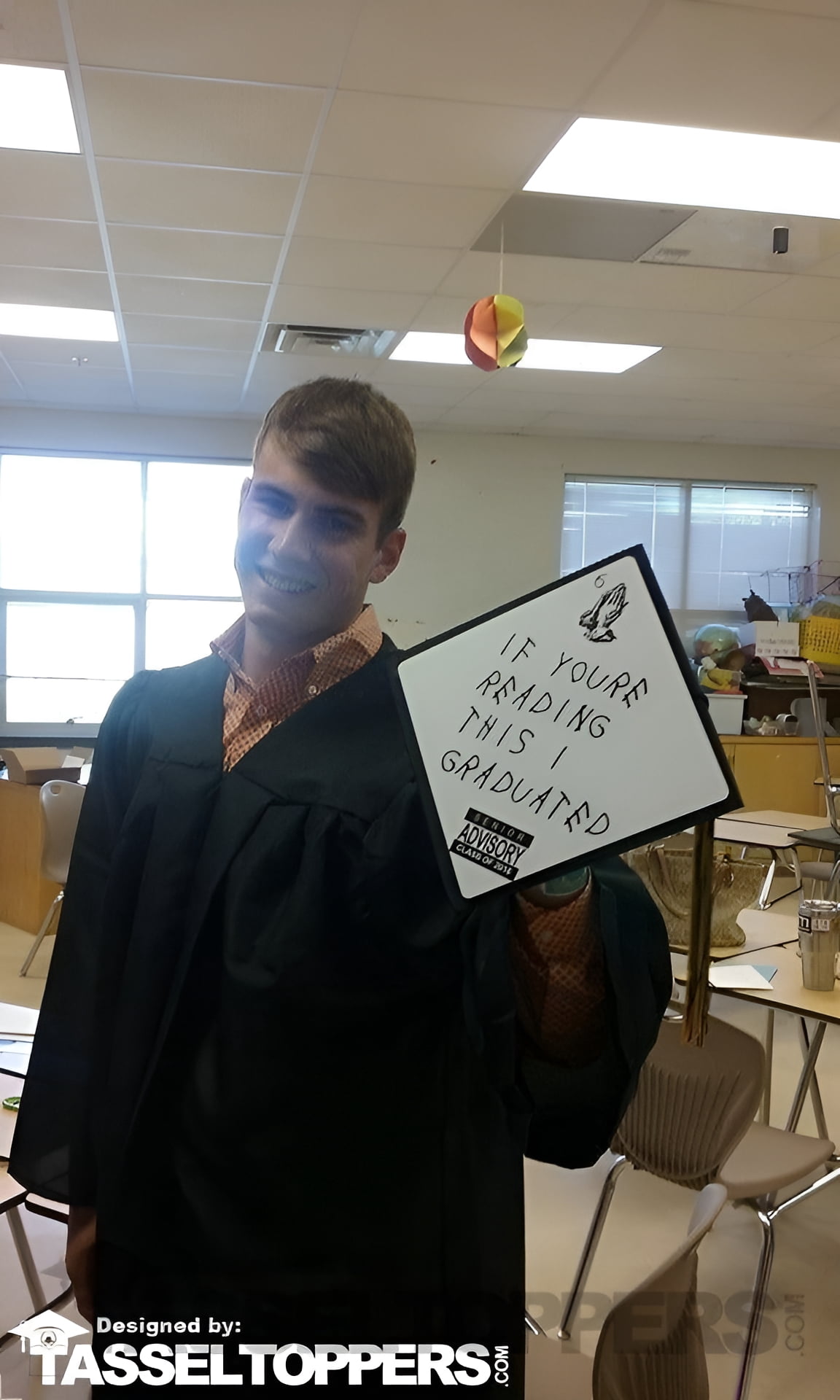 If You're Reading This - Drake Grad Cap Tassel Toppers