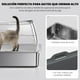 thumbnail image 4 of Caja de Arena para Gatos,Arenero para Gato Inoxidable con Tapa,Arenero Grande para Gato con Cuchara y Filtro, 4 of 9
