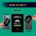 thumbnail image 3 of TripAdvisor NFC Review Card - Digital Business Signage, Acrylic Desk Display, Customizable NFC Tag for Effortless Feedback Collection, Quick Activation, Small Business Compatible - Black (Pack of 5), 3 of 3