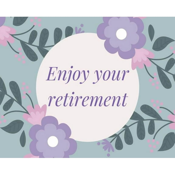Happy Retirement Guest Book (Hardcover): Guestbook for retirement, message book, memory book, keepsake, landscape, retir, (Hardcover)