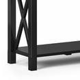 thumbnail image 5 of Simpli Home Kitchener SOLID WOOD 47 inch Wide Contemporary Console Sofa Table in Black, 5 of 8