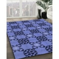 thumbnail image 2 of Ahgly Company Indoor Rectangle Patterned Sky Blue Dress Blue Area Rugs, 2' x 3', 2 of 6