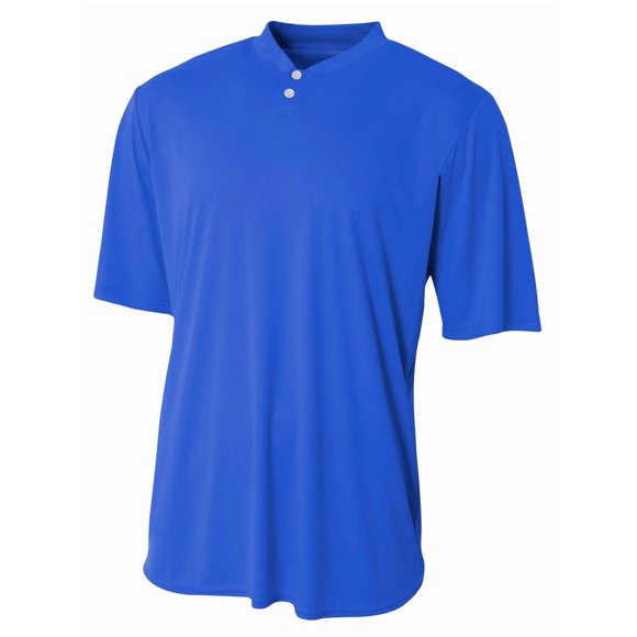 A4 Tek Jeune Henley à 2 Boutons (Royal) (XL)