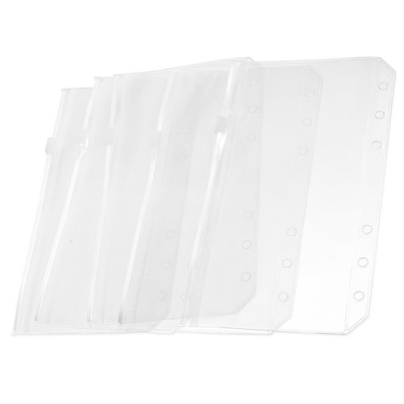 15Pcs Binder Zipper Pouches for Business Card Storage Bags