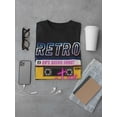 thumbnail image 3 of Retro Party 80S Cassete T-Shirt Men -Image by Shutterstock, Male Large, 3 of 4
