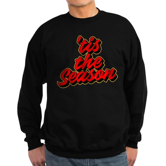 CafePress - Tis The Season Sweatshirt (Dark) - Classic Crew Neck Sweatshirt