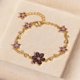 thumbnail image 1 of Pulsera de Pétalos de Circonita | Joyería Floral Personalizada y Exquisita | Accesorio Ligero, Cómodo y Elegante | Regalo para Mujer | Ropa Informal y Formal, 1 of 6