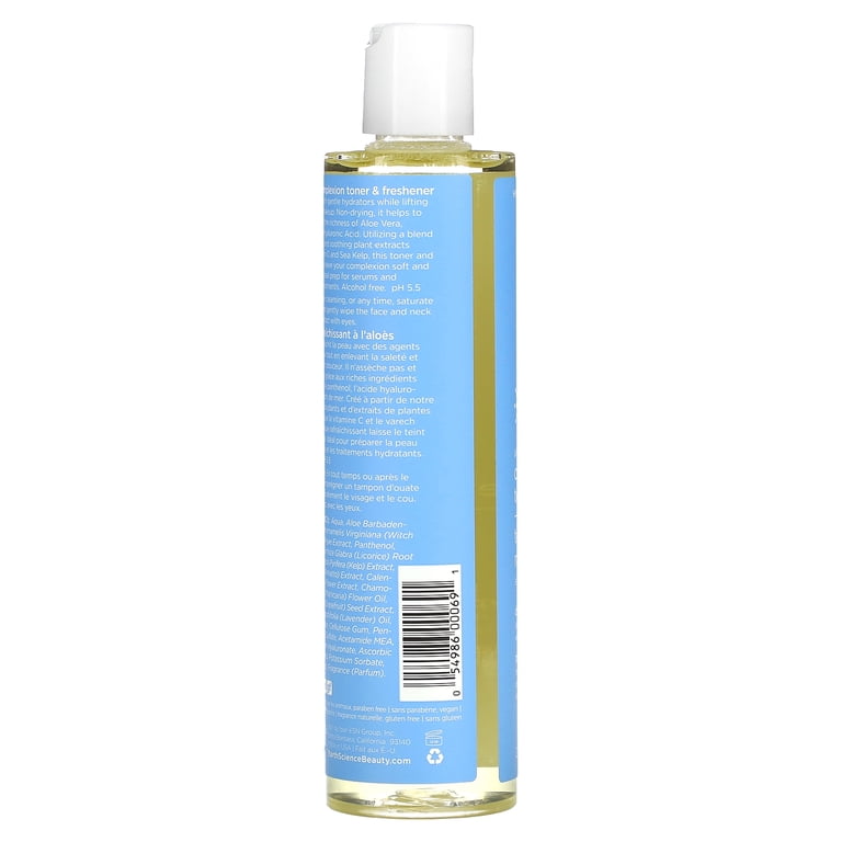 Earth Science Aloe Vera Complexion Toner & Freshener, 8 Fl Oz - Walmart.com