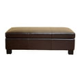 thumbnail image 1 of Bowery Hill Poussette de Rangement en Cuir Marron, 1 of 5
