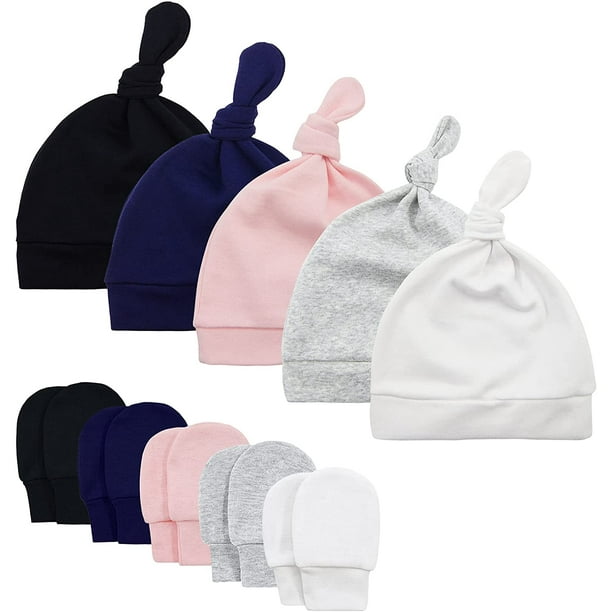 Tiny baby hats and mittens Clearance