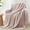 Camel, variant on Throw Blanket for Couch, Lightweight Jacquard Bed Blanket for Spring Summer, Soft Cozy Breathable Throws, Celadon, 50x70 Inches