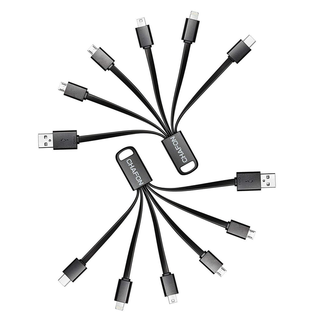 [Only Charging] Multi USB Cable, 6 in 1 USB Multi Charge Cable with