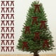 thumbnail image 3 of xihome Juego de 24 piezas de lazos de terciopelo para decorar el rbol de Navidad, coronas, guirnaldas y regalos festivos., 3 of 6