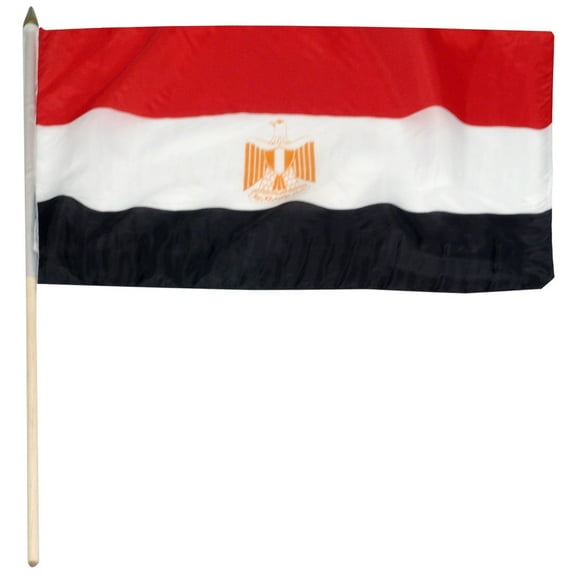 Egypt 12" x 18" Mounted Flag