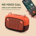 thumbnail image 3 of Speaker Bluetooth 5.0 Wireless Music Player Portable Stereo Loudspeaker Box Mini Bass Speaker, Orange Workhe, 3 of 9