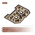 thumbnail image 3 of Parche de letras B de Uxcell, parches de leopardo, parche de letras B de 6CM/2.36" con proceso de adhesivo termofusible para reparación de ropa 3PCS, 3 of 7