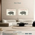thumbnail image 4 of Elephant Stock Butcher's Guide To Cuts Of Pork Wall Art - Horizontal Canvas Wall Art - Living Room Wall Decor - Hobbies And Lifestyle Canvas - Beige And Red Decor - 51" x 34", 4 of 8