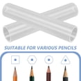 thumbnail image 2 of SHISUYAN 20pcs Clear Plastic Pencil Tip Caps Versatile Protectors for Artists and Students, 2 of 8