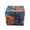 Blue, variant on Foldable Storage Bag with Zipper Closure and Reinforced Handles, 21.7 X 17.7 X 21.7 Inches, Astronaut Pattern, for Bedroom and Closet Organization and Storage