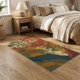 thumbnail image 2 of ODIKA 5'x7' Warm Earth Tones Autumn Serenity Washable Area Rug Nature Inspired Landscape Artistry for Small Living Room, Bedroom, Easy Care, Non-Shedding, Pet Friendly, 2 of 7