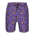 thumbnail image 3 of Balery German Shepherd Dog Traje de Baño Estilo Hawaiano para Hombre, Shorts de Secado Rápido con Bolsillos-Medium, 3 of 6