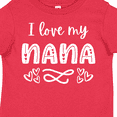 thumbnail image 4 of Inktastic I Love My Nana with Hearts Boys or Girls Toddler T-Shirt, 4 of 5