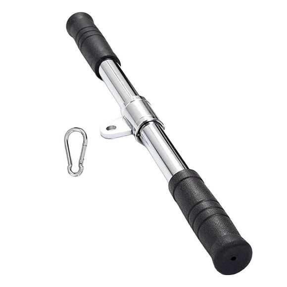Gym Lat Pull Down Rope Pully Cable Machine Attachment Triceps Bar