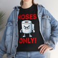 thumbnail image 6 of DJH Apparel | Noses Only Toilet Paper Roll Funny Parody T-Shirt, 6 of 7