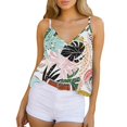 thumbnail image 1 of Camisola suelta de verano con teñido anudado para mujer con tops de tirantes finos Pompotops lopia999347, 1 of 5