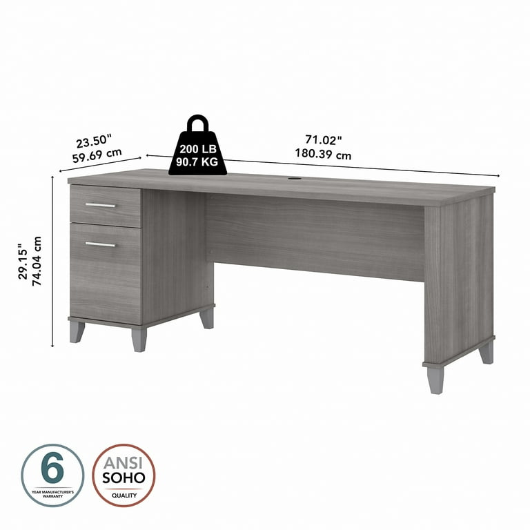 Bush somerset 2024 72 desk
