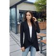 thumbnail image 4 of Women Cardigan Long Sleeve Button Down V Neck Casual Knit Sweater Open Front Cardigan Navy Blue XXL, 4 of 8