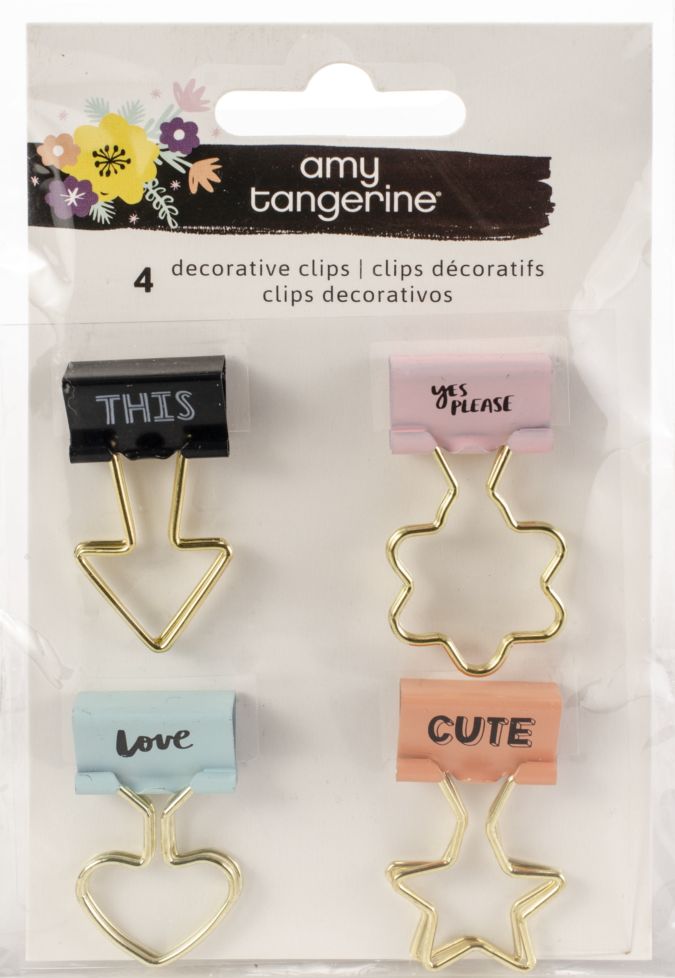 decorative binder clips