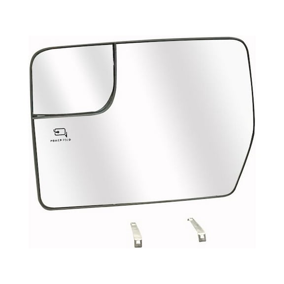 Left Door Mirror Glass - Compatible with 2011 - 2014 Ford F-150 2012 2013