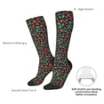 thumbnail image 4 of Rateoe Strawberry Pattern Women’s Knee High Crew Socks,Trouser Socks Comfortable, Breathable, Moisture-Wicking and Soft, 4 of 6