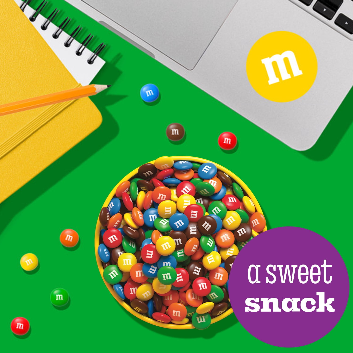 M&M'S Milk Chocolate Candy, Party Size, 38 oz Resealable Bag